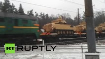 American tanks, APCs, Humvees roll through Latvia