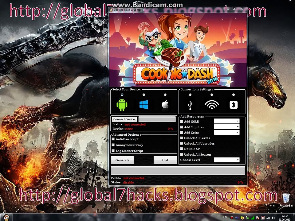 Cooking Dash 2016 Hack