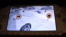 Gran Turismo PSP EVO ice/snow drifting.