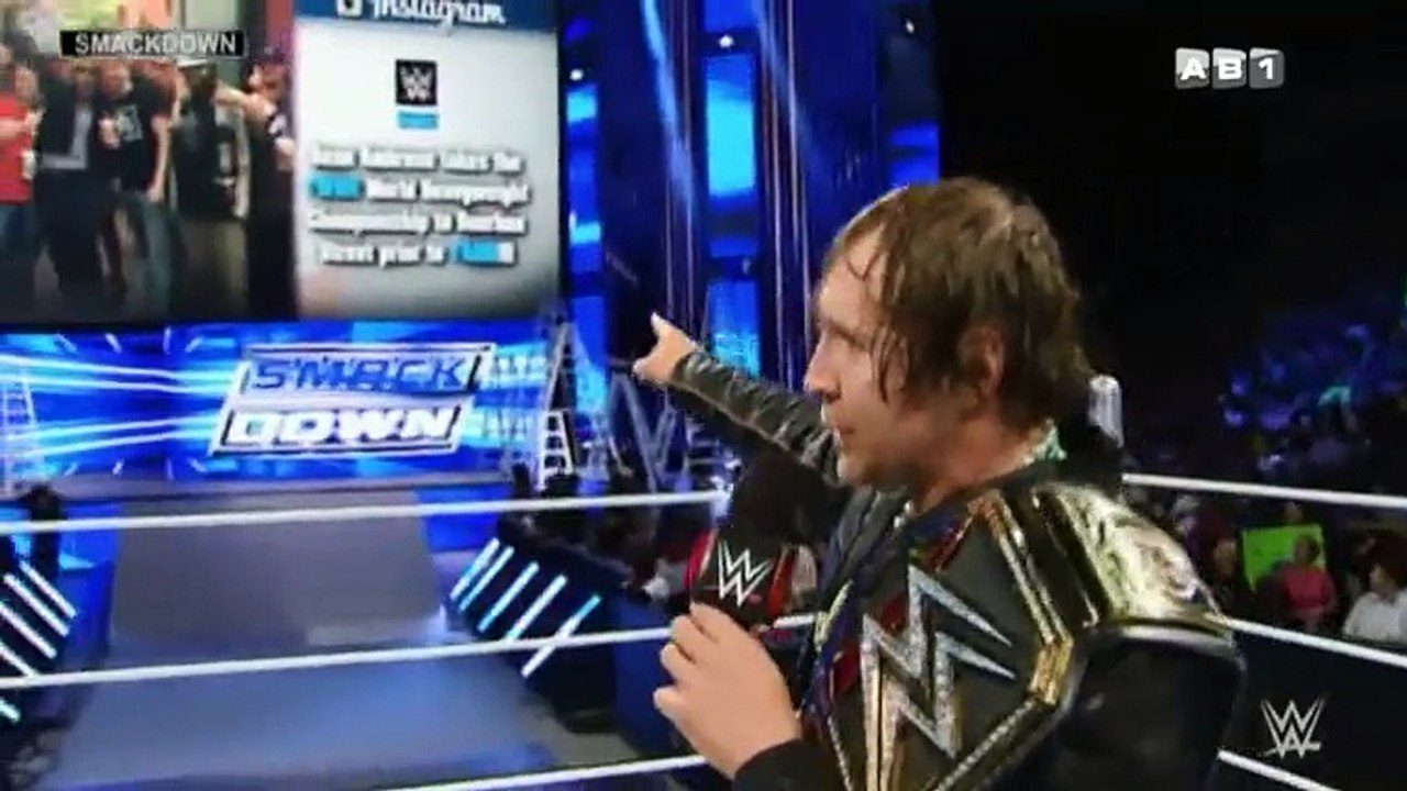 AB1 SMACKDOWN DEAN AMBROSE NOUS PARLE DE SES PHOTOS