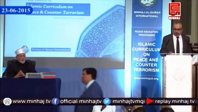 Rochdale Councillor Aasim Rashid's speech at launch of the FIRST Islamic Curriculum on Peace & Counter-Terrorism