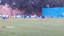 Lionel Messi scored some goals in Argentina training 2015