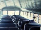 Train crash into school bus,8 mm film to Fort Worth, Texas See from inside the bus as they crash.