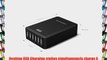 RAVPower? 50W 10A 6-Port iSmart Rapid USB Desktop Charger USB Travel Charger Wall Charger for