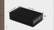 GMYLE(R) 40W 8A 5 Port USB Desktop Power Charger with Smart Charging Technology for Smartphone