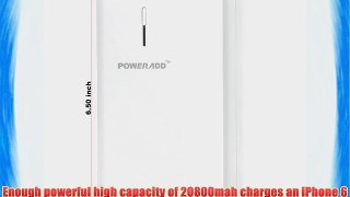 Poweradd? Pilot X6 High Capacity 20800mAh Portable Charger External Battery Pack Power Bank