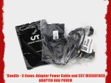Bundle: 3 items- Adapter/Cable/Pouch Dell Inspiron 15R Slim-Line Laptop AC Adapter Charger