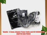 Bundle: 3 items- Adapter/Cable/Pouch Dell Studio XPS 16 Slim-Line Laptop AC Adapter Charger