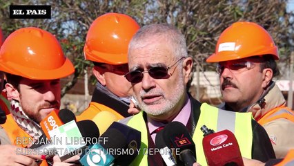 Recorrida por obras del Antel Arena