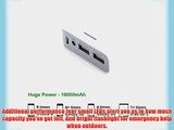 Poweradd? Pilot X5 16000mAh Portable Charger External Battery Pack Dual USB Power Bank for