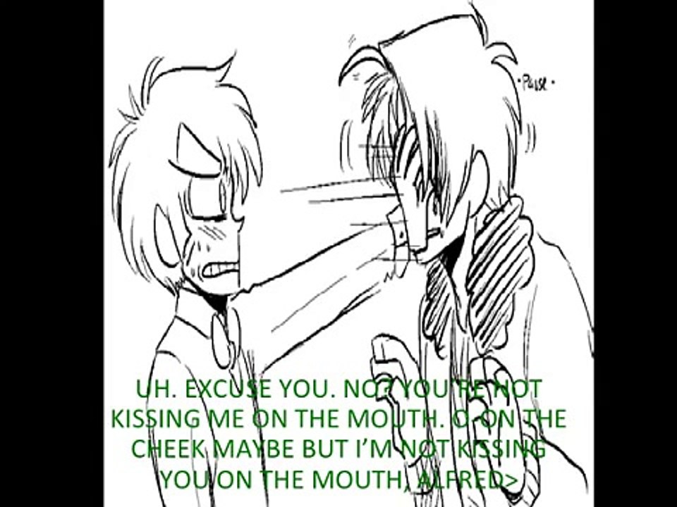 Hetalia 2p England x 2p America: Just One More Kiss