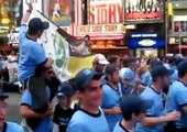 Camp Simcha Wavin' Flags in Time Square Music Video