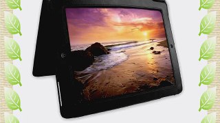 myGear Products NewportBeach Folio Case for iPad 2 (Black) with 2 Anti-Glare Screen Protectors