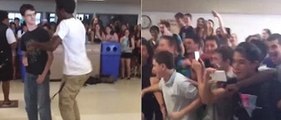 Teen Shocks High-School Crowd By Winning Dance-Off Like A Boss