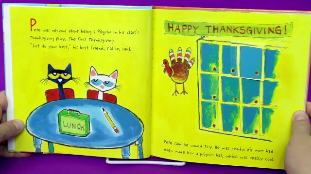 Pete The Cat, The First Thanks Giving - Lets Read Kids TV, Children's Story Books Read Out Loud