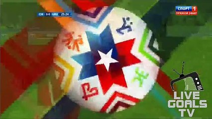 Aranguiz Fantastic Shot Chile 0-0 Uruguay