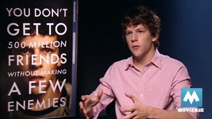 Jesse Eisenberg plays Mark Zuckerberg in THE SOCIAL NETWORK - Interview
