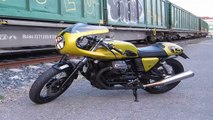Custom Moto Guzzi V7 Stone by Officine Sbrannetti Motorcycle Bike MOTO МИР 2015