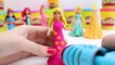 PLAY DOH Sparkle dresses 8 Disney Princess Magiclip dolls Elsa Anna Glitter Glider Ariel Rapunzel