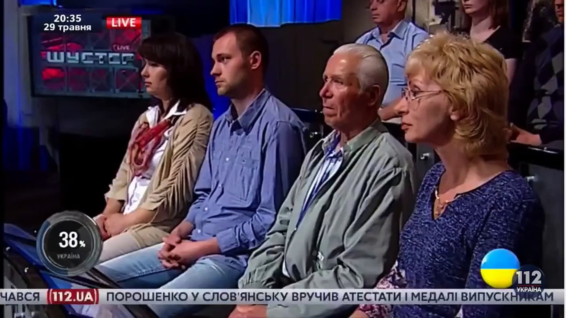 Шустер Live Российский военный, послал Шустера в прямом эфире)))