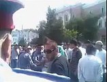 Tajik traffic police after filming at taking bribes