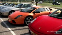53 Exotic cars accelerating through tunnel!! Very loud sounds! - 1080p HD