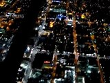 Cessna 172. Amazing night flight/landing video over the crazy Hollywood. Hollywood Tour