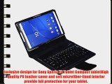 IVSO Sony Xperia Z3 Compact Tablet Ultra-Thin High Quality Bluetooth Keyboard Portfolio Case