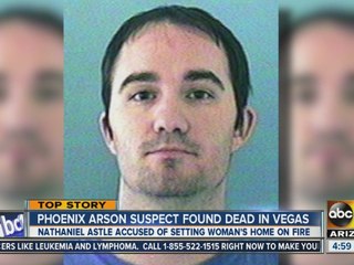 Phoenix arson suspect found dead in Las Vegas