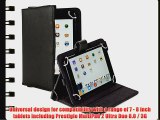 Cooper Cases(TM) Magic Carry Prestigio MultiPad 2 Ultra Duo 8.0 / 3G Tablet Folio Case w/ Shoulder