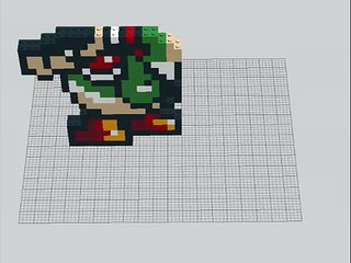 How to make a LEGO Yoshi (Yoshi's Island)