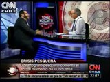 Entrevista en CNN Chile al oceanógrafo Dr. Renato Quiñones en torno a la crisis pesquera. 1/3