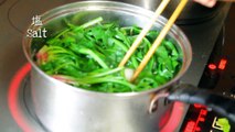 Japanese Spinach Sesame Salad - ほうれん草お浸し - Grandma's Easy Recipes