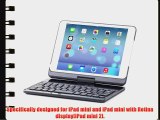 [SCIMIN]Keyboard Cover Keyboard Case Rotating Clamshell Case with Bluetooth Keyboard for iPad