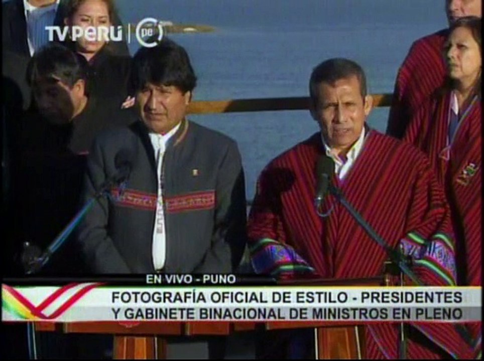 Ollanta Humala: "Hoy se cierra capítulo importante para Perú y Bolivia"