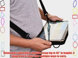 Cooper Cases(TM) Magic Carry Kobo Arc 10 HD Tablet Folio Case w/ Shoulder Strap in Black (Premium