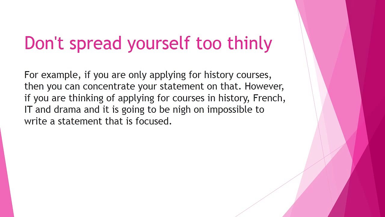 ▶ 6 UCAS Personal Statement Tips