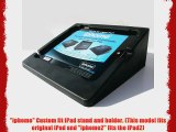iphome Custom fit iPad stand and holder. (This model fits original iPad and iphome2 fits the