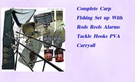 Complete Carp Fishing Set up With Rods Reels Alarms
