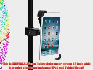 Grifiti Nootle Universal iPad and Tablet Mount and Quick Release Clamp Adjustable for iPad