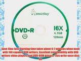Smart Buy 200 Pack DVD-R 4.7gb 16x Logo Blank Data Video Movie Recordable Disc 200 Disc 200pk