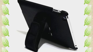 LapWorks Soft Grip Hand Strap with Pop Out Stand for iPad Air with an adjustable neoprene handle