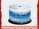 PlexDisc 16x 4.7GB Liquid Defense Plus Glossy White Inkjet Printable DVD-R. 50 Disc Spindle