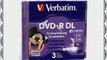 Verbatim 2.4X 2.6GB/8cm Mini DVD R Double Layer DL Media 3 Pack in Jewel Case for Sony Hitachi