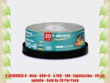 O MEMOREX O - Disk - DVD R - 4.7GB - 16X - LightScribe - 20/pk spindle - Sold As 20 Per Pack