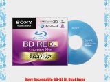Sony Blu-ray Disc 5 Pack - BD-RE DL 50GB 2X Rewritable Blue Top 2010