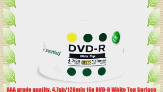 Smart Buy 200 Pack DVD-R 4.7gb 16x White Top Blank Data Video Movie Record Disc 200 Disc 200pk
