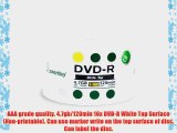 Smartbuy 4.7gb/120min 16x DVD-R White Top Blank Data Video Recordable Media Disc (1000-Disc)