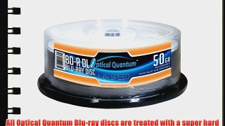 Optical Quantum OQBDRDL06WIPH-25 6X 50GB Inkjet Printable Blu-ray Double Layer Recordable Blank