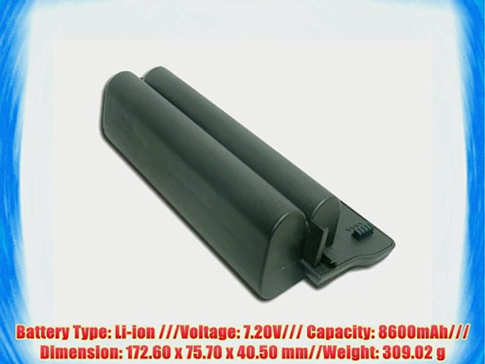 PowerSmart? 8 Cell 8600mAh Replacement for Panasonic DVD-LS53 DVD-LS80 DVD-LS82 DVD-LS83 DVD-LS84